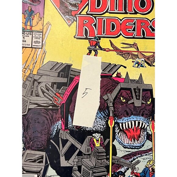 Dino Riders Issue 1 Marvel 1989 Premier Issue VF Condition Trimpe Simonson - Picture 9 of 9